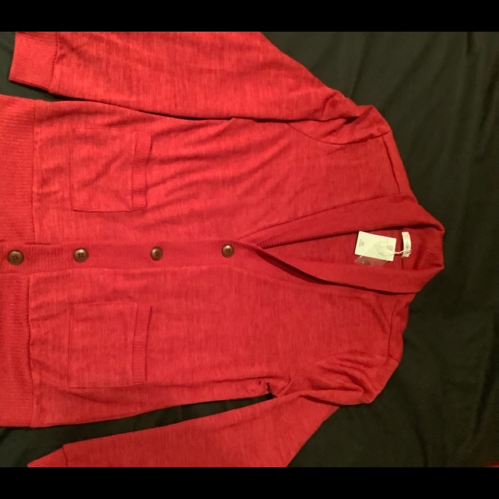 Cardigan sweater Men’s small red